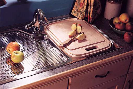 Lausanne 1.0 bowl stainless kitchen sink with left hand drainer. additional image